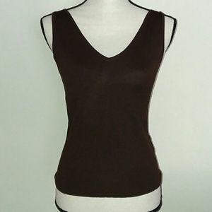 The Limited - Dark Brown Top - Size Small
